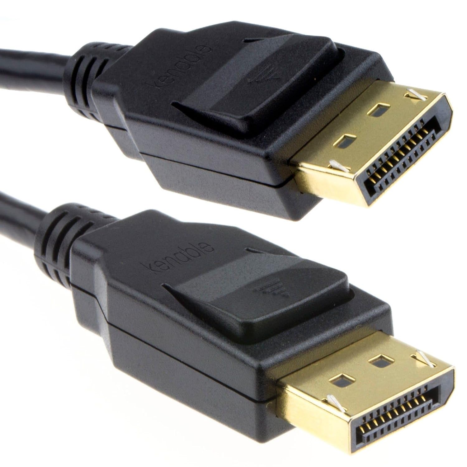 Detalle de Kenable DisplayPort v1.4 HBR3 8K60Hz / 4K120Hz MST Cable – Gold Plated, 1m