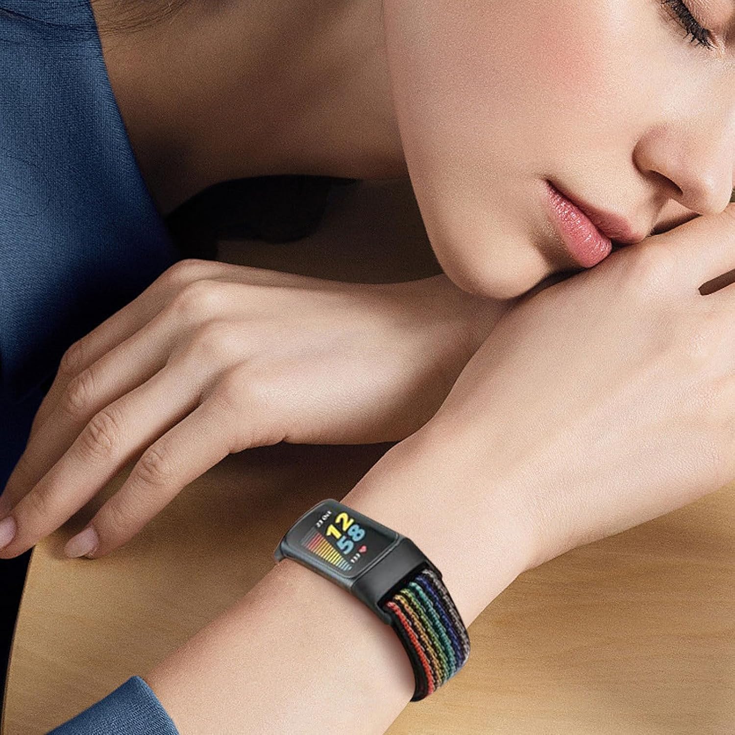 Thumbnail 3 de Ecogbd Nylon Strap for Fitbit Charge 5