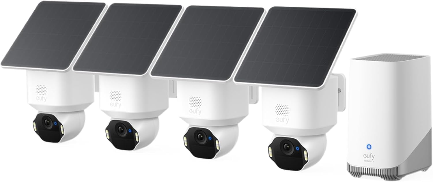 Detalle de eufy Security eufyCam E42 cámara 4K exterior