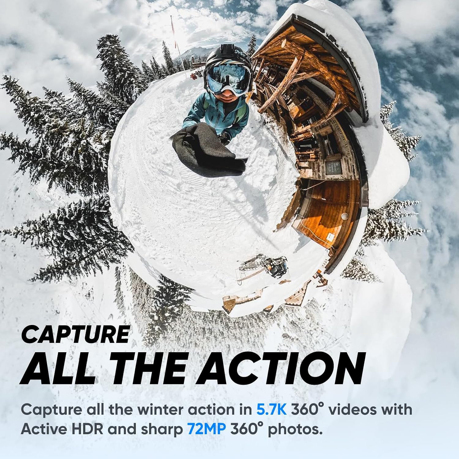 Thumbnail 2 de Insta360 X3 Kit Neve action cam 5.7K 72MP