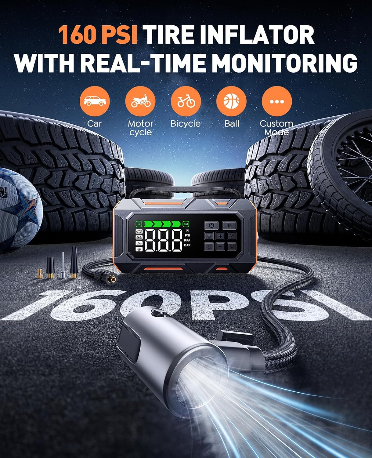 Thumbnail 2 de TREKURE 14-IN-1 7000A Jump Starter Power Pack