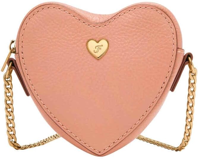 Thumbnail 5 de Fossil Vday portafoglio mini da donna in pelle o poliestere rosso