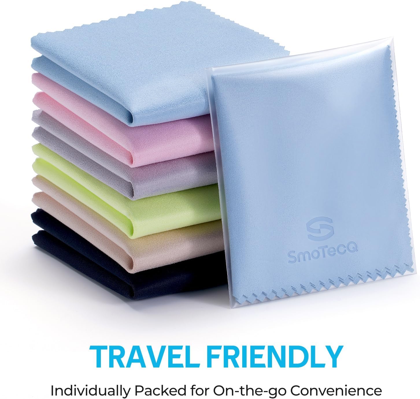 Detalle de SmoTecQ 12 Pack Microfiber Lens Cleaning Cloths