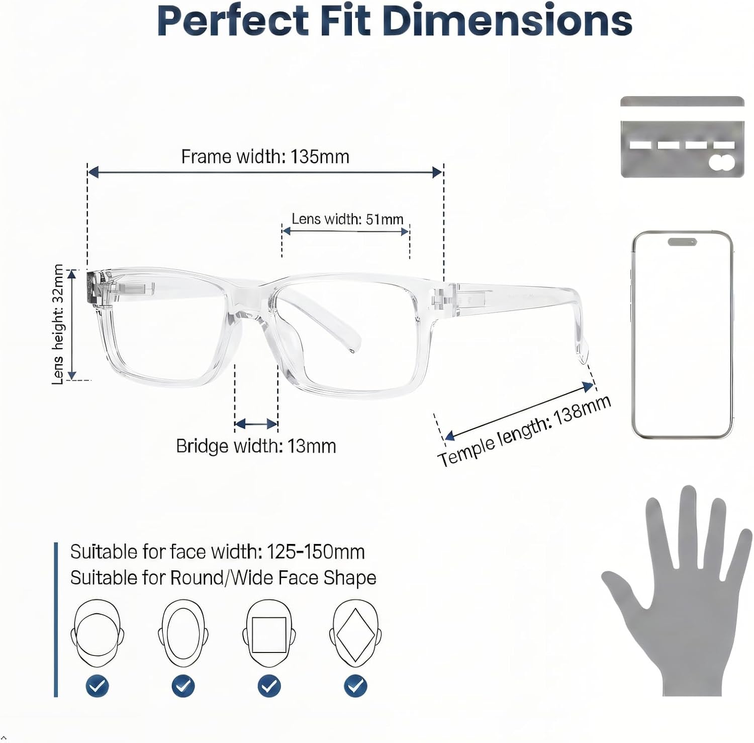 Detalle de Eyekepper Blue Light Reading Glasses 1.0