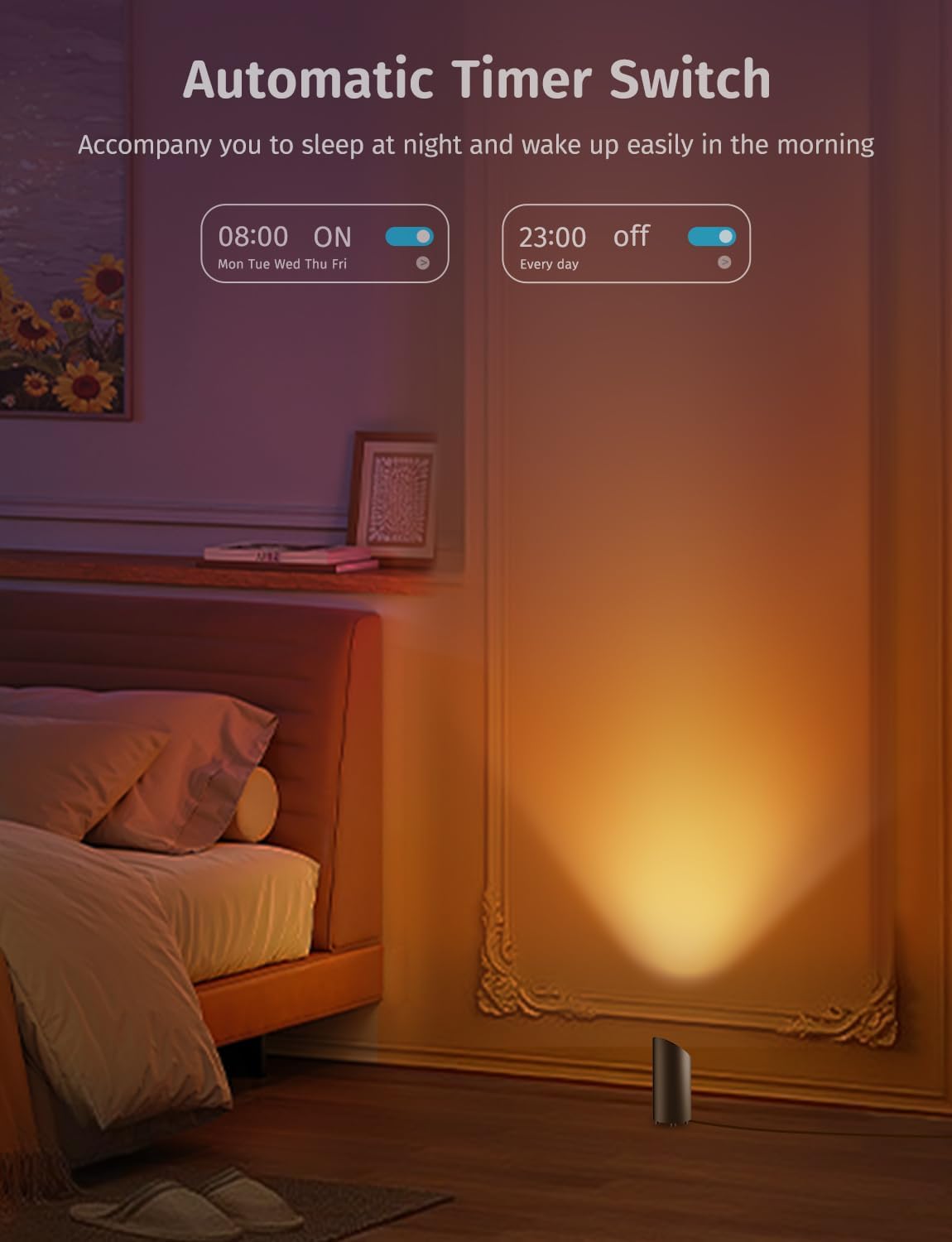 Thumbnail 4 de GeyouLux 5W RGBW LED Uplight Spot Dimmbare Bodenstrahler – RGBW, Fernbedienung und App-Steuerung