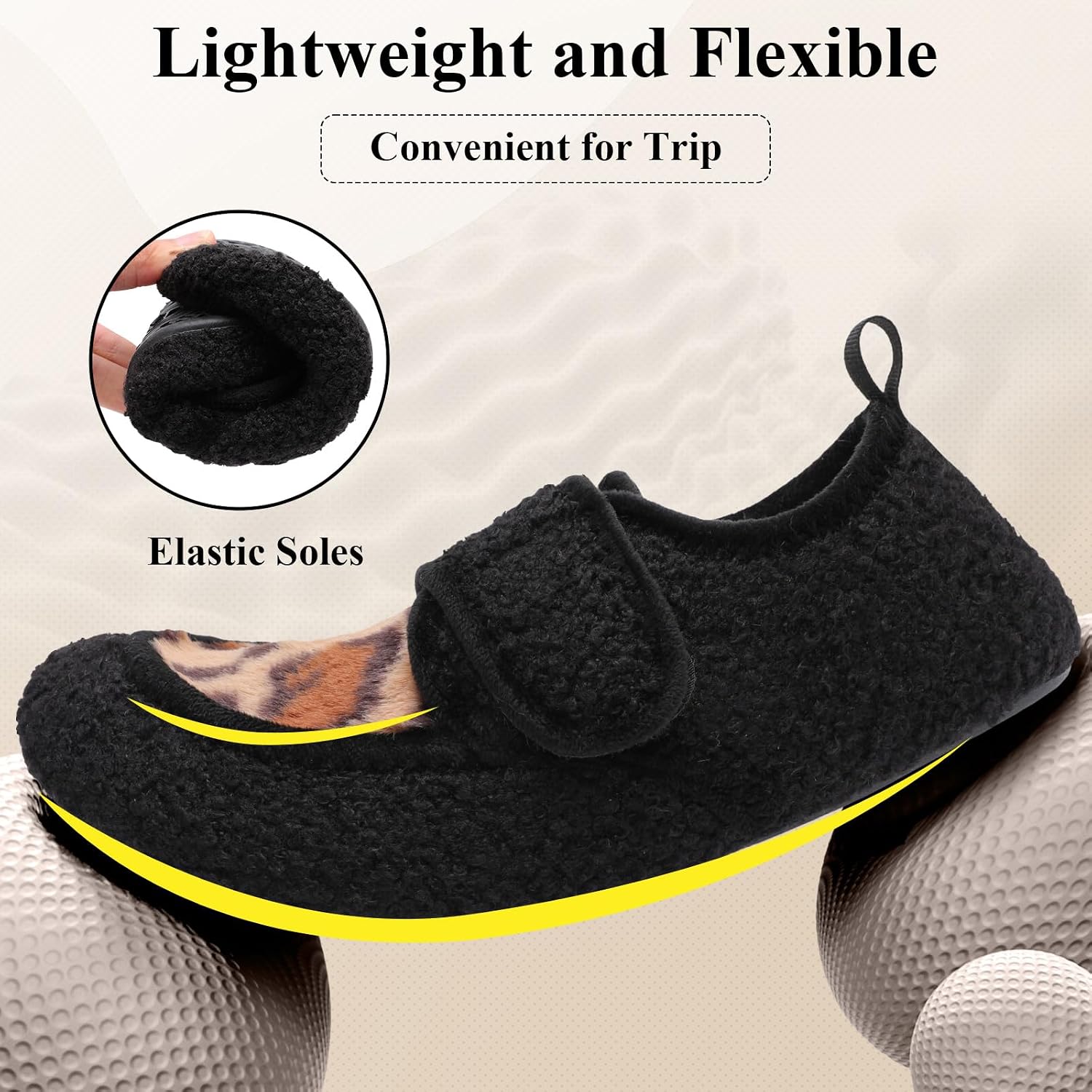 Thumbnail 4 de BARERUN Slippers with Faux Fur