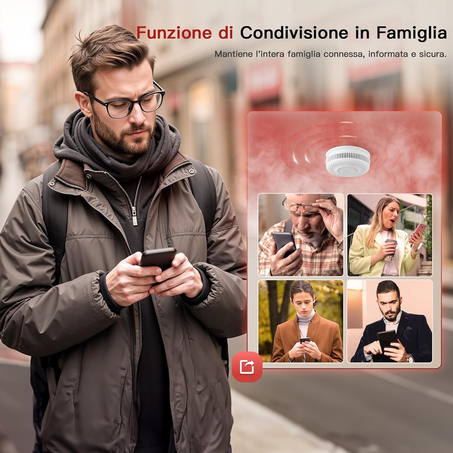 Thumbnail 4 de PHYSEN Intelligente Rilevatore di Fumo 10 anni 📟