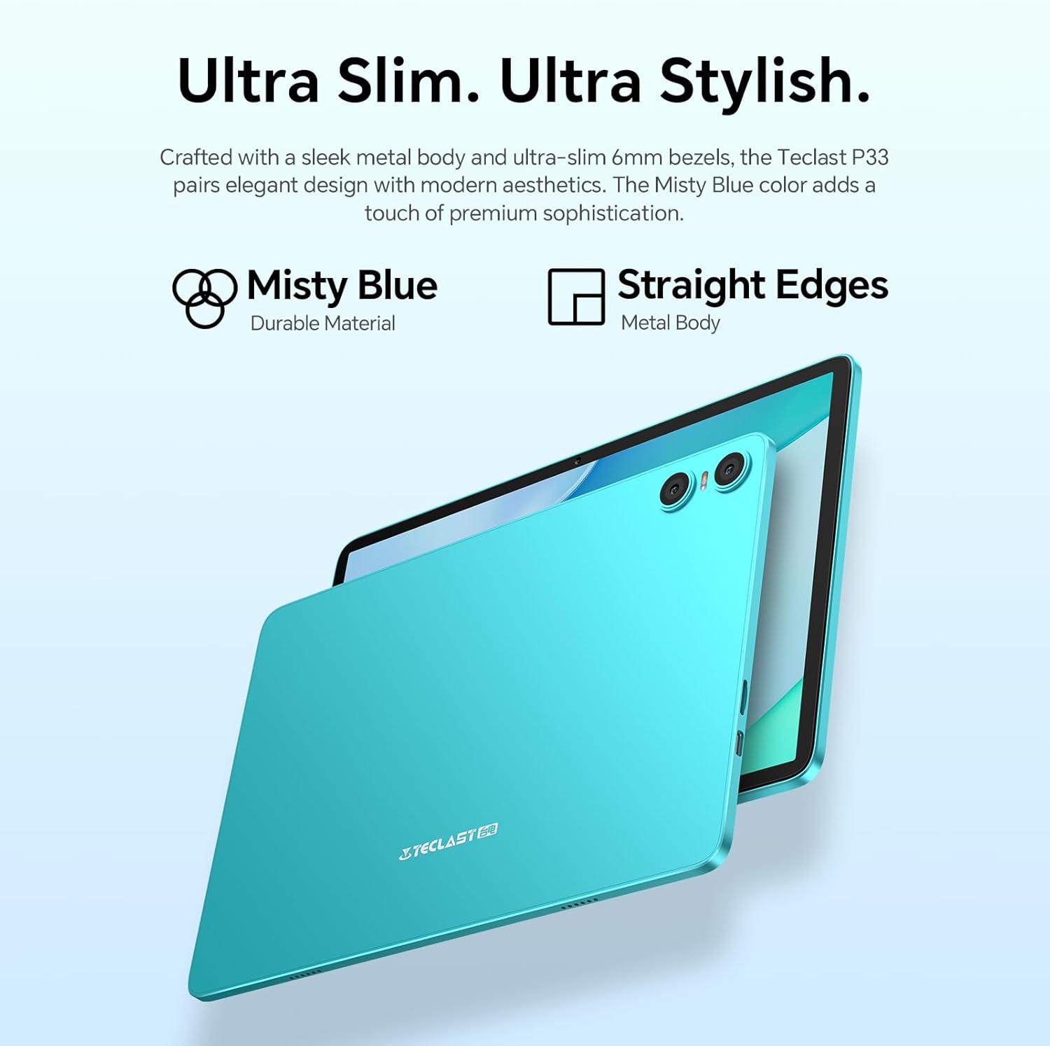 Thumbnail 4 de TECLAST P33 Tablet 10,1" Gemini AI: 2GHz Octa‑Core, Android 15, 64GB ROM + espansione fino a 4TB, 6000mAh e 10 Accessori