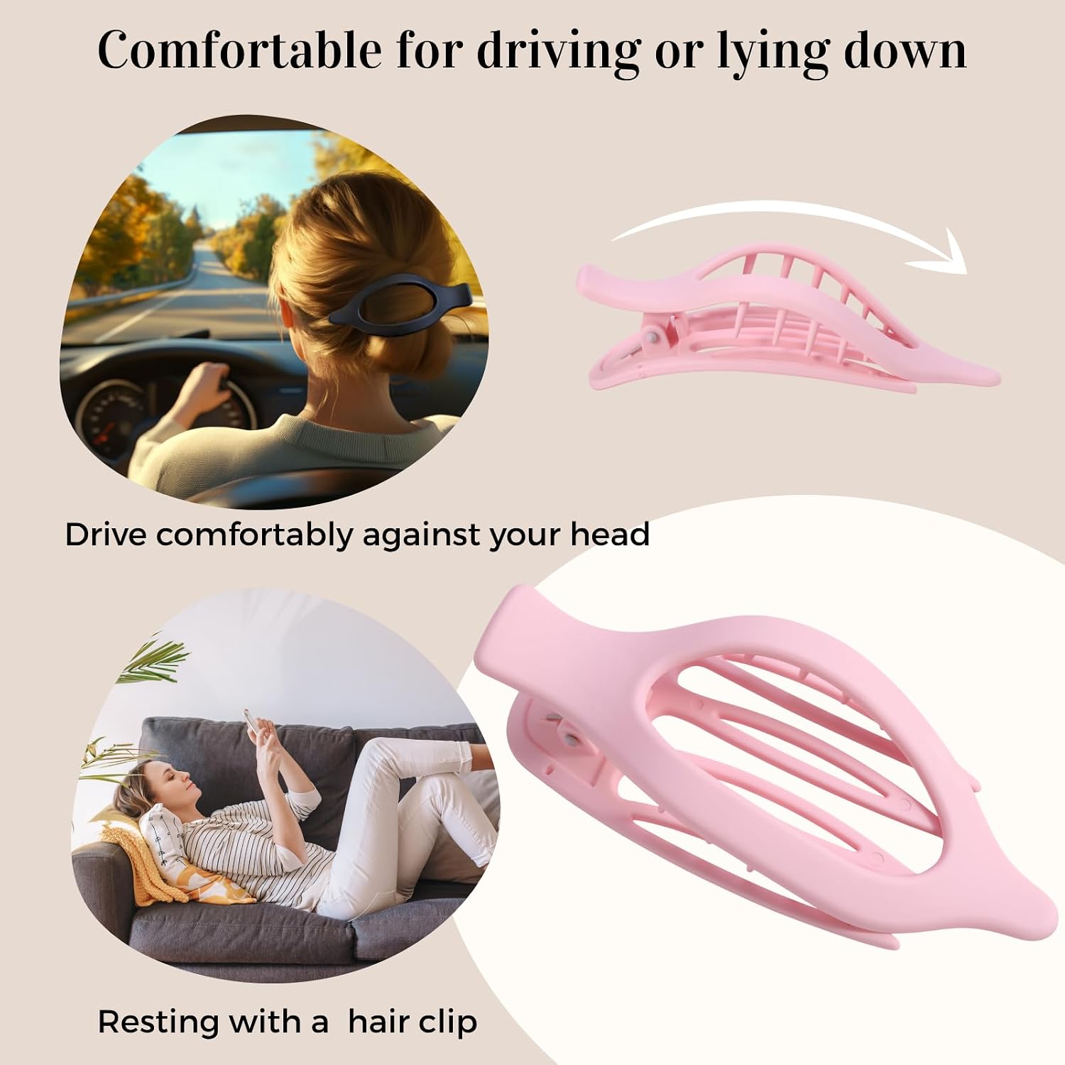 Thumbnail 3 de Claw Hair Clips, 8-Pack