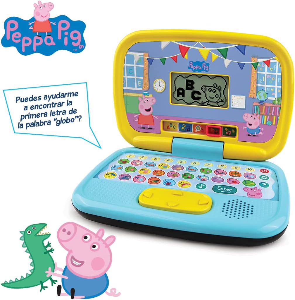 Detalle 2 de VTech Peppa Pig - Ordenador Interactivo de Aprendizaje 🌟