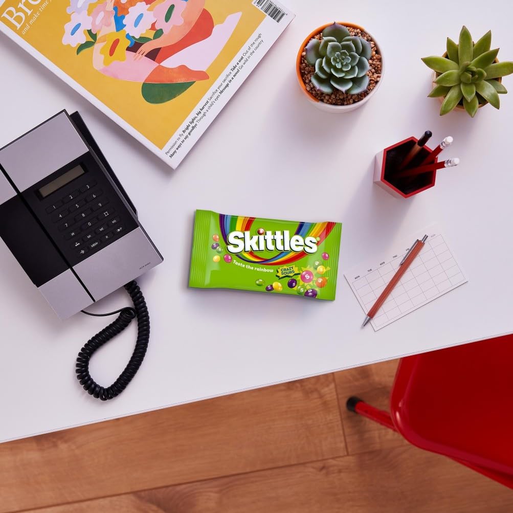 Thumbnail 5 de Skittles Crazy Sours – Vegane Saure Fruchtbonbons in Großpackung 14x38g