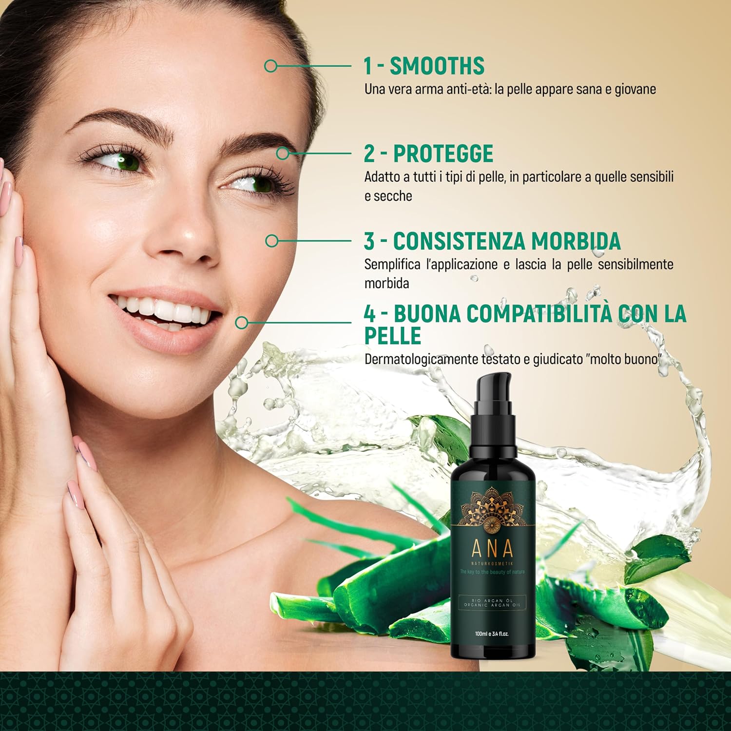 Thumbnail 3 de ANA Naturkosmetik olio di argan biologico 100 ml