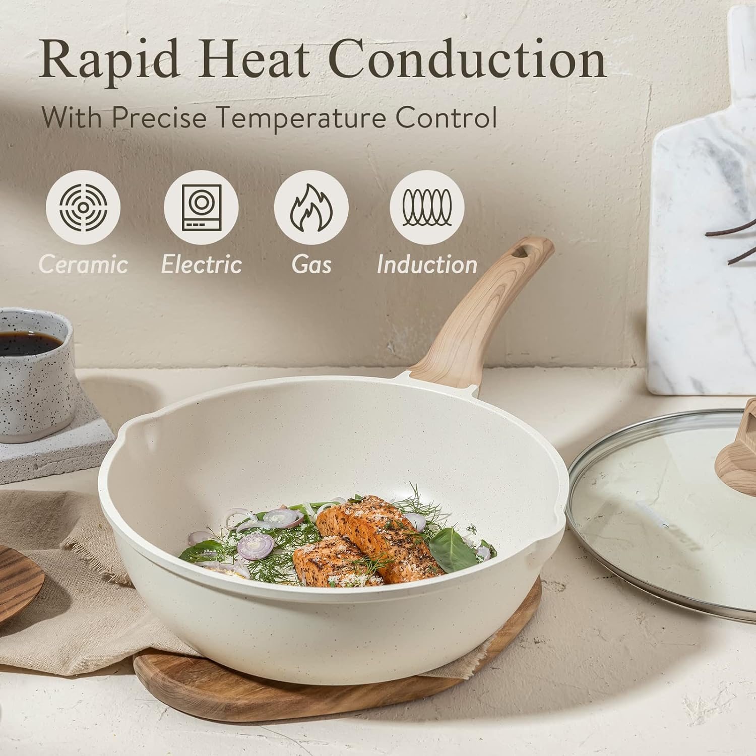 Thumbnail 3 de CAROTE 12-Inch Nonstick Frying Pan