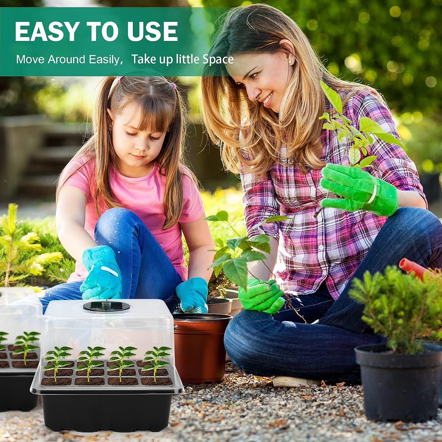 Thumbnail 5 de RIOGOO Lot de 6 plateaux de démarrage 12 x 6,72 cellules