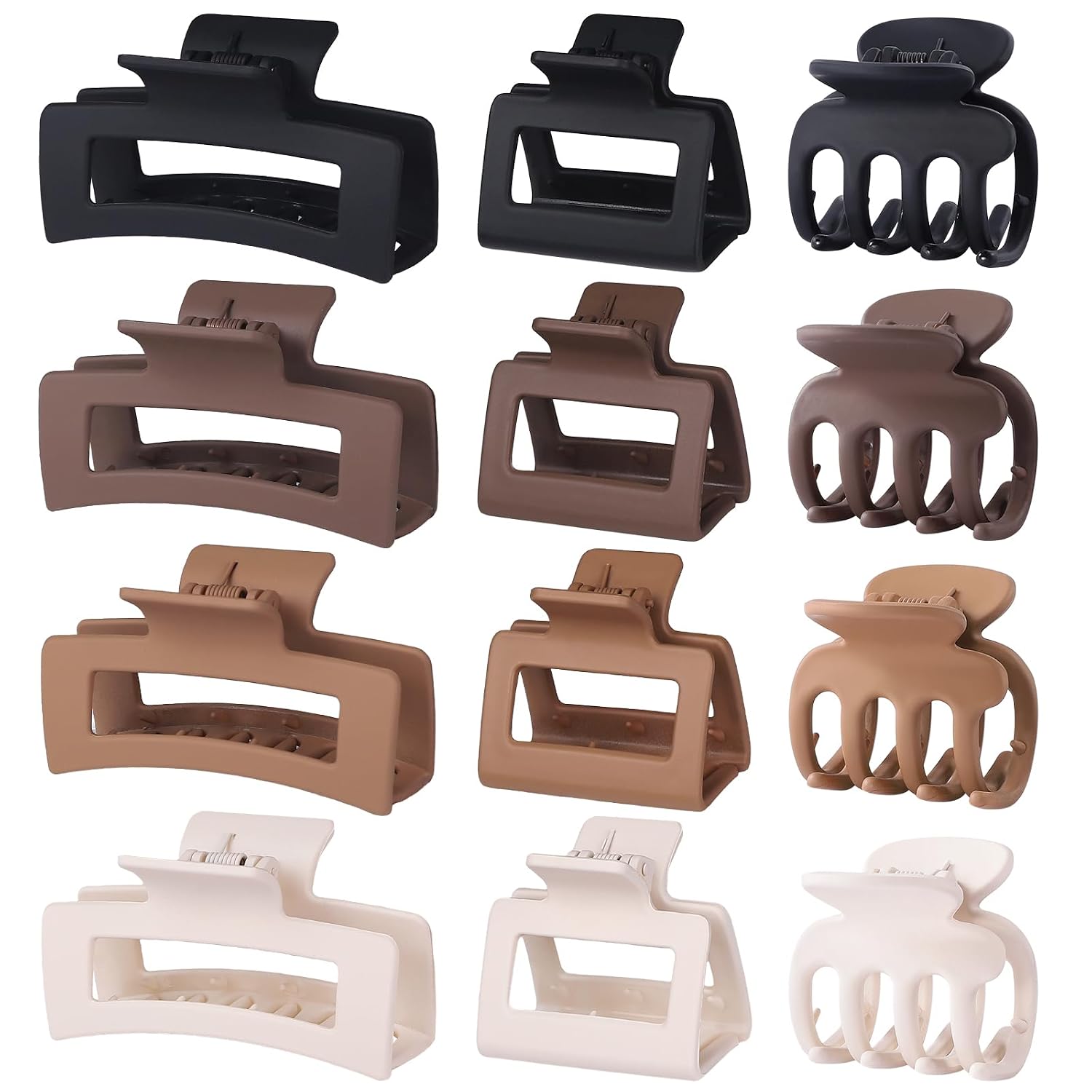 Detalle de SMKSL 3-Style Hair Clips, 12 Pcs ⚙
