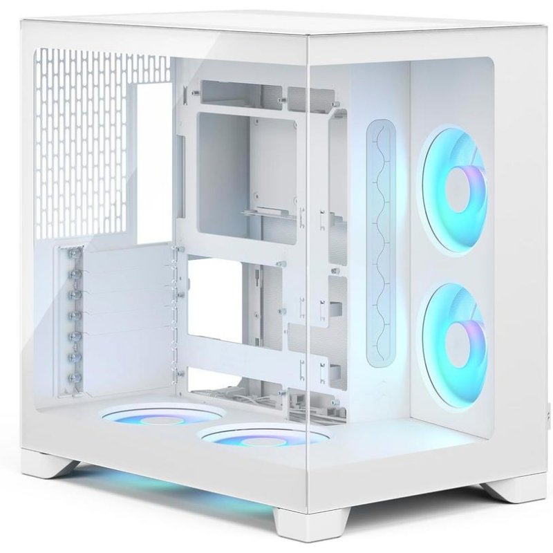 Detalle de Fractal Design Pop 2 Vision White RGB with Panorama Glass – Caja ATX
