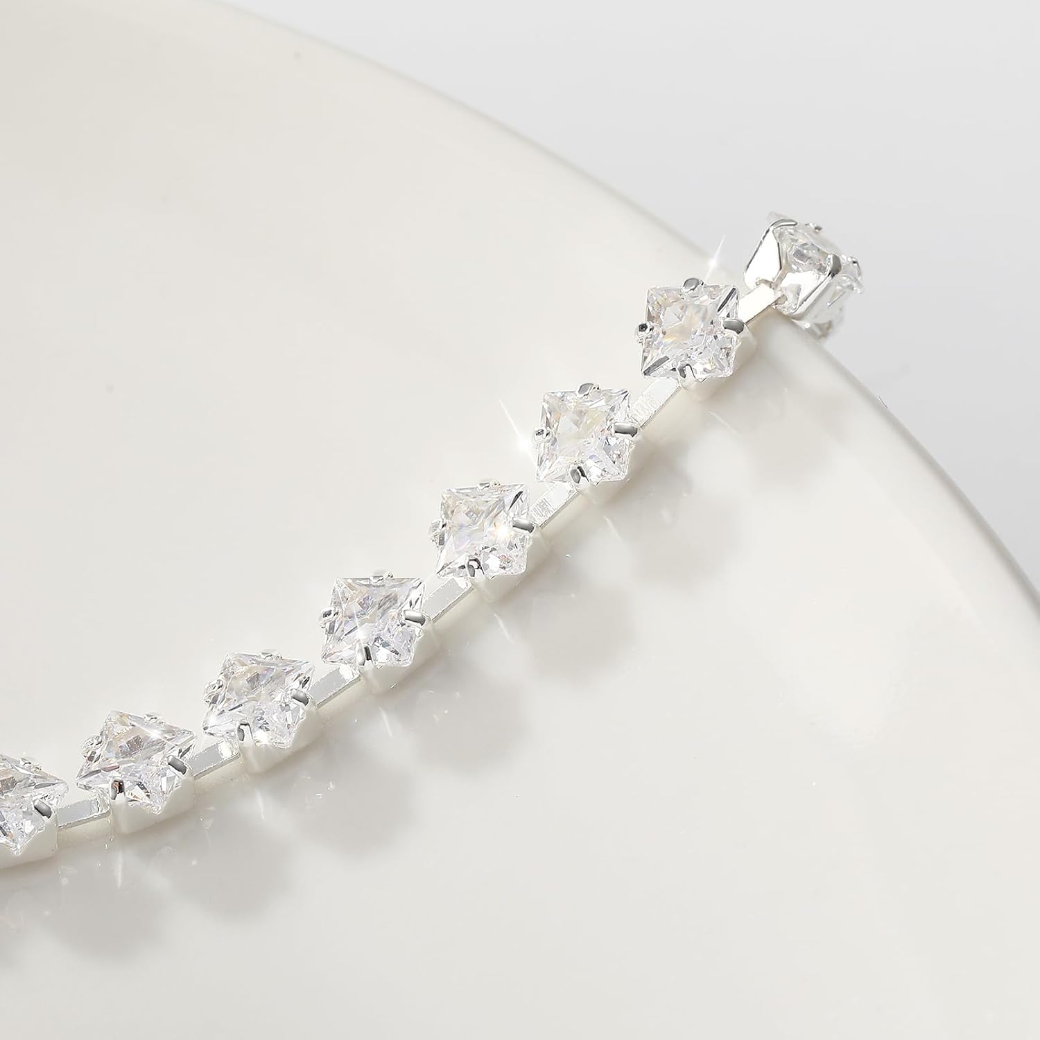 Detalle 2 de Esmoly Bracciale tennis argento 12 pietre