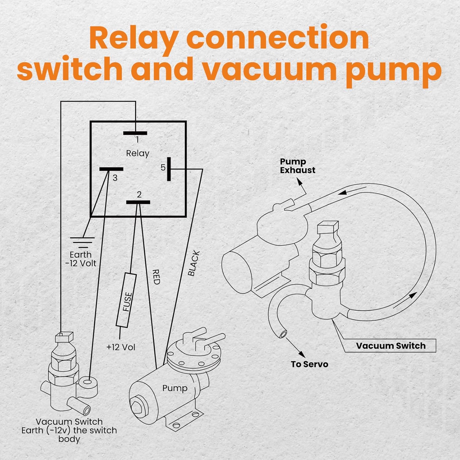 Thumbnail 6 de maXpeedingrods 28146 12V Electric Vacuum Pump Kit for Brake Booster