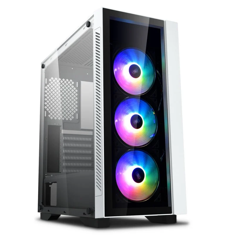 Detalle de DeepCool Matrexx 55 V3 ADD-RGB 3F Cristal Templado USB 3.0 Blanca