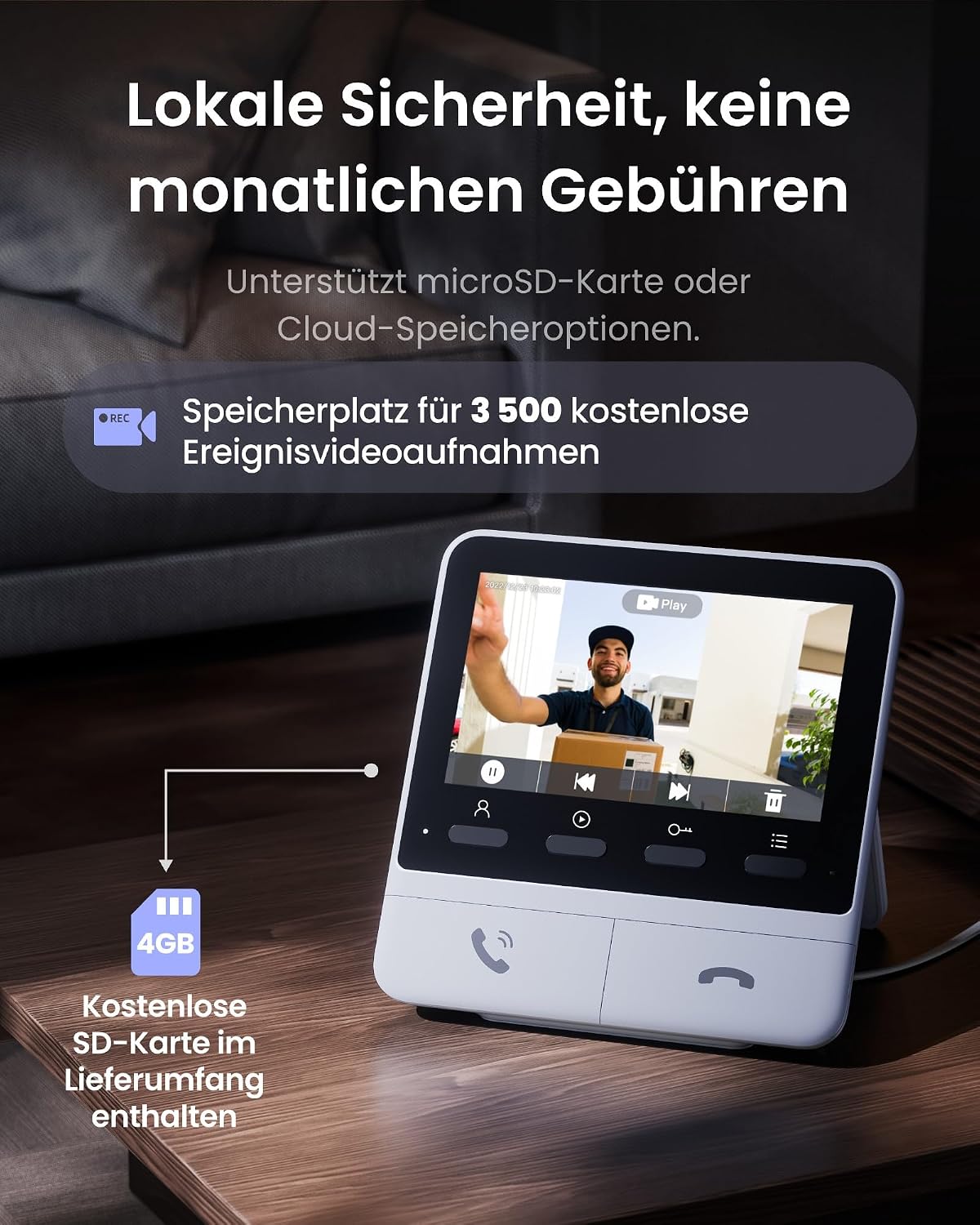 Thumbnail 5 de SwitchBot WLAN Türklingel 4,3 Zoll