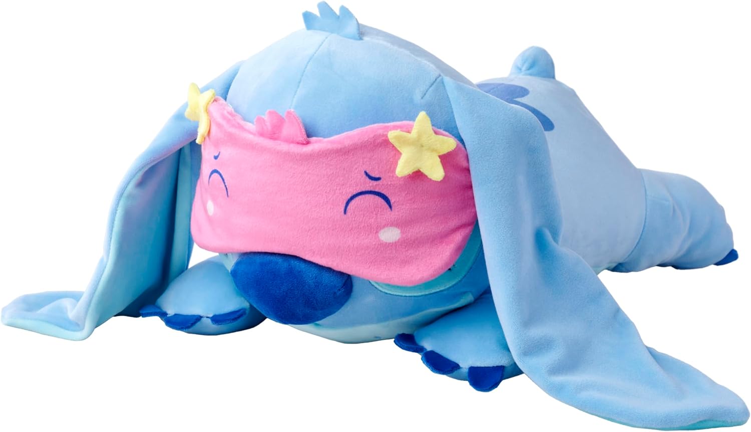 Detalle de SIMBA 6315870576HEA Disney Snuglets Wellbeing Stitch 40 cm, pluszak z maską