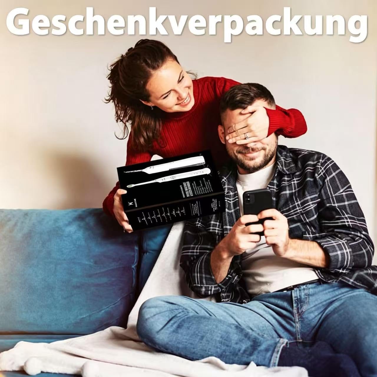 Detalle de 2-in-1 Mundhygiene-Set: Munddusche & elektrische Zahnbürste (2000 mAh, IPX7, Reiseetui) – TÜV-geprüft