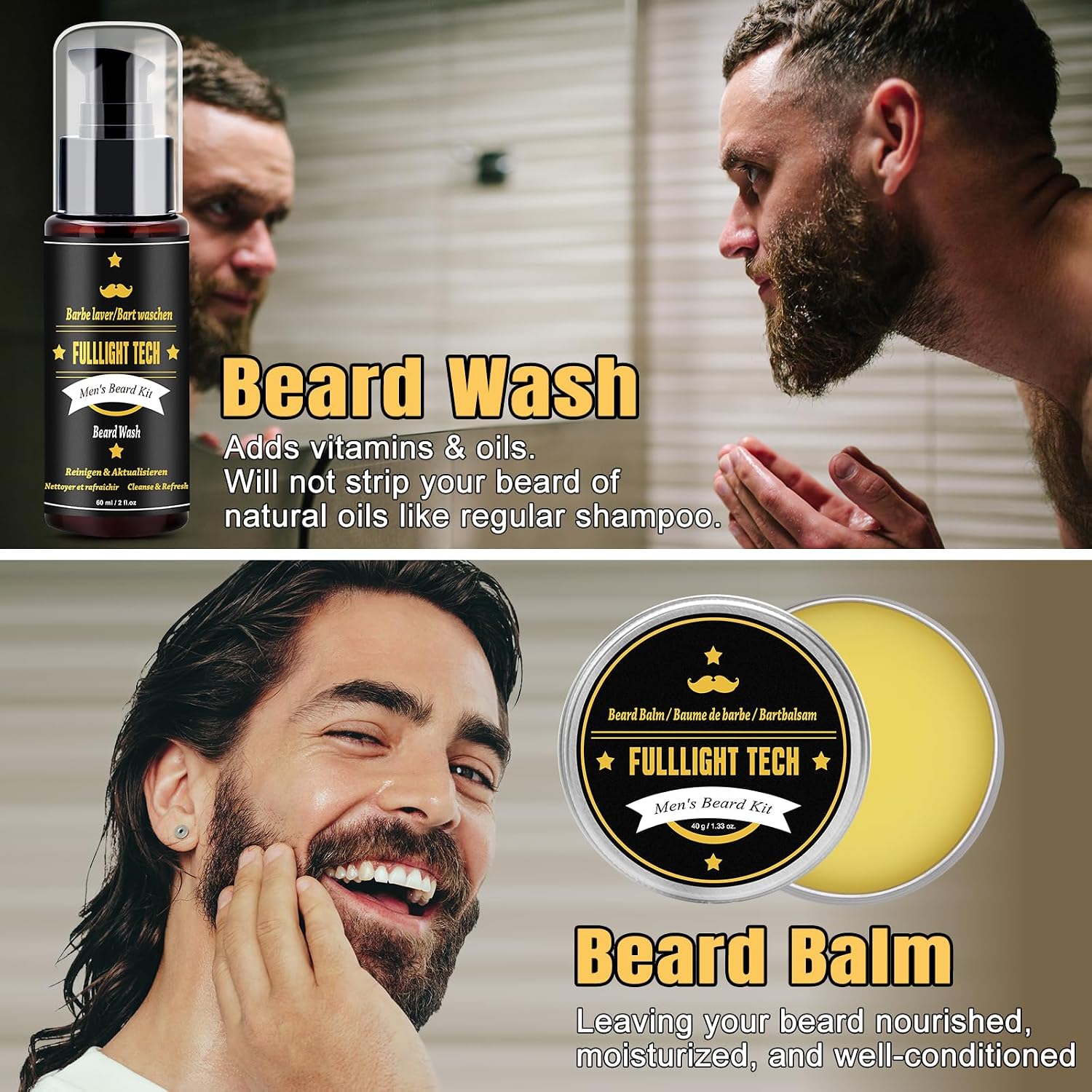 Thumbnail 4 de Bartpflege Set für Männer 60ml Shampoo