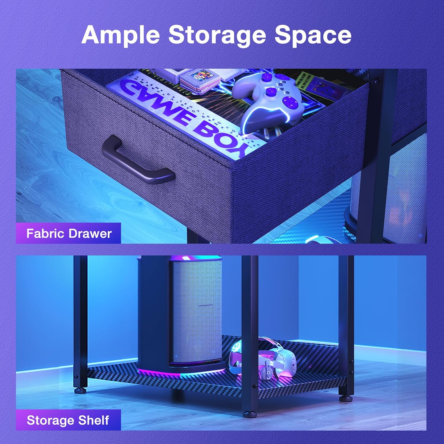 Thumbnail 5 de Coleshome gaming desk, 120×48 cm
