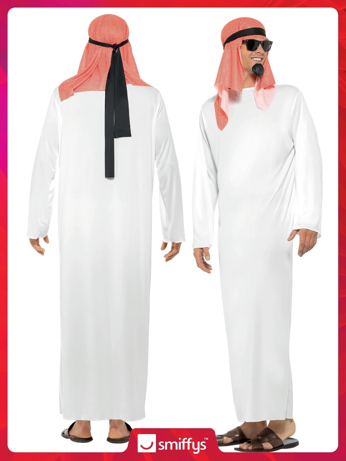 Thumbnail 5 de Smiffys Fake Sheikh Costume Tórax 42-44" 🎭