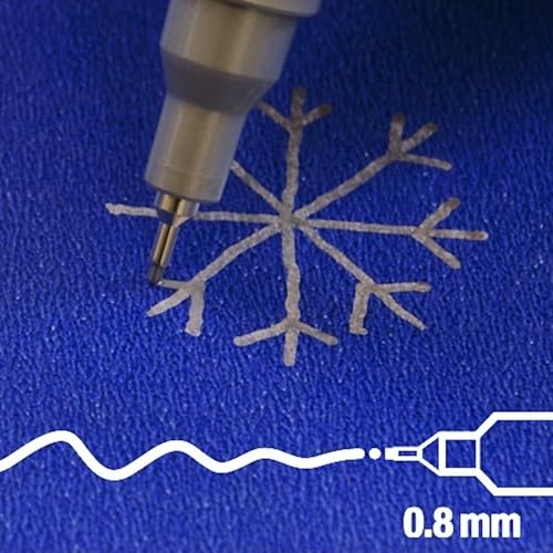 Detalle 2 de edding 780 marcador metálico 5 unidades, punta 0,8 mm ✏