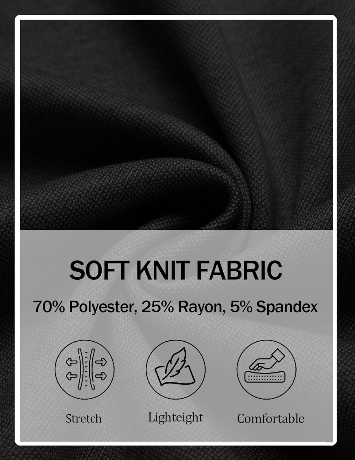 Thumbnail 3 de COOFANDY Men's Casual Knit Sport Coat Blazer