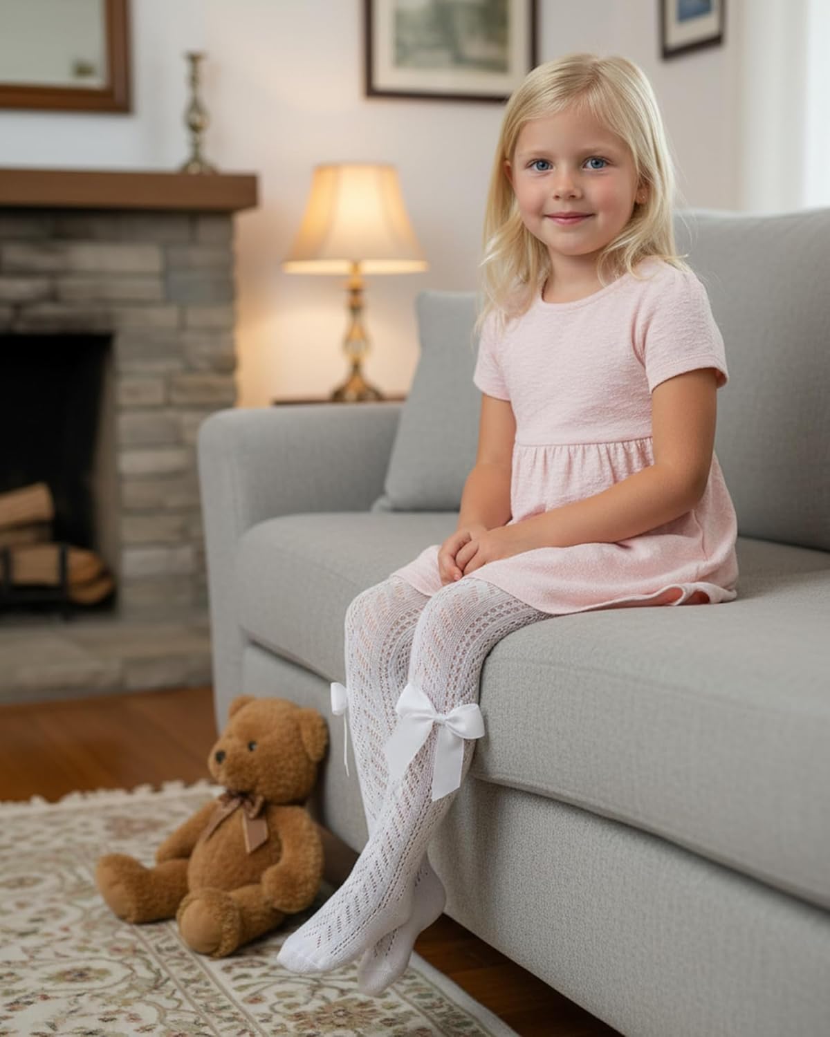 Thumbnail 3 de CHUNG Baby Girls Thin Mesh Tights with Bowknot - 0-10 Years, Summer Season