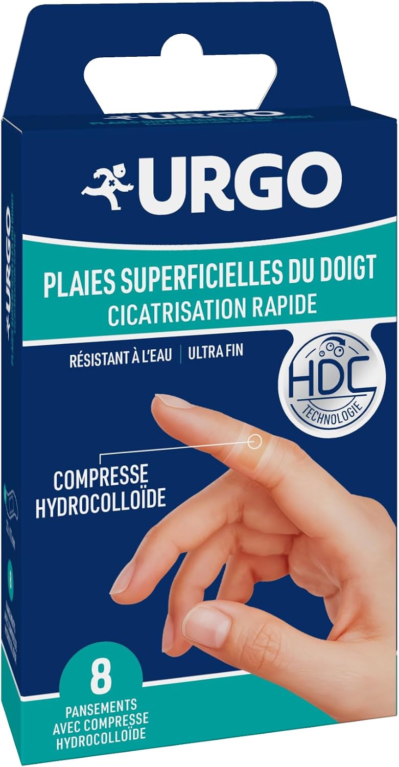 Detalle de Urgo 10423A hydrocolloïde vingerpleisters, waterdicht, 8 stuks