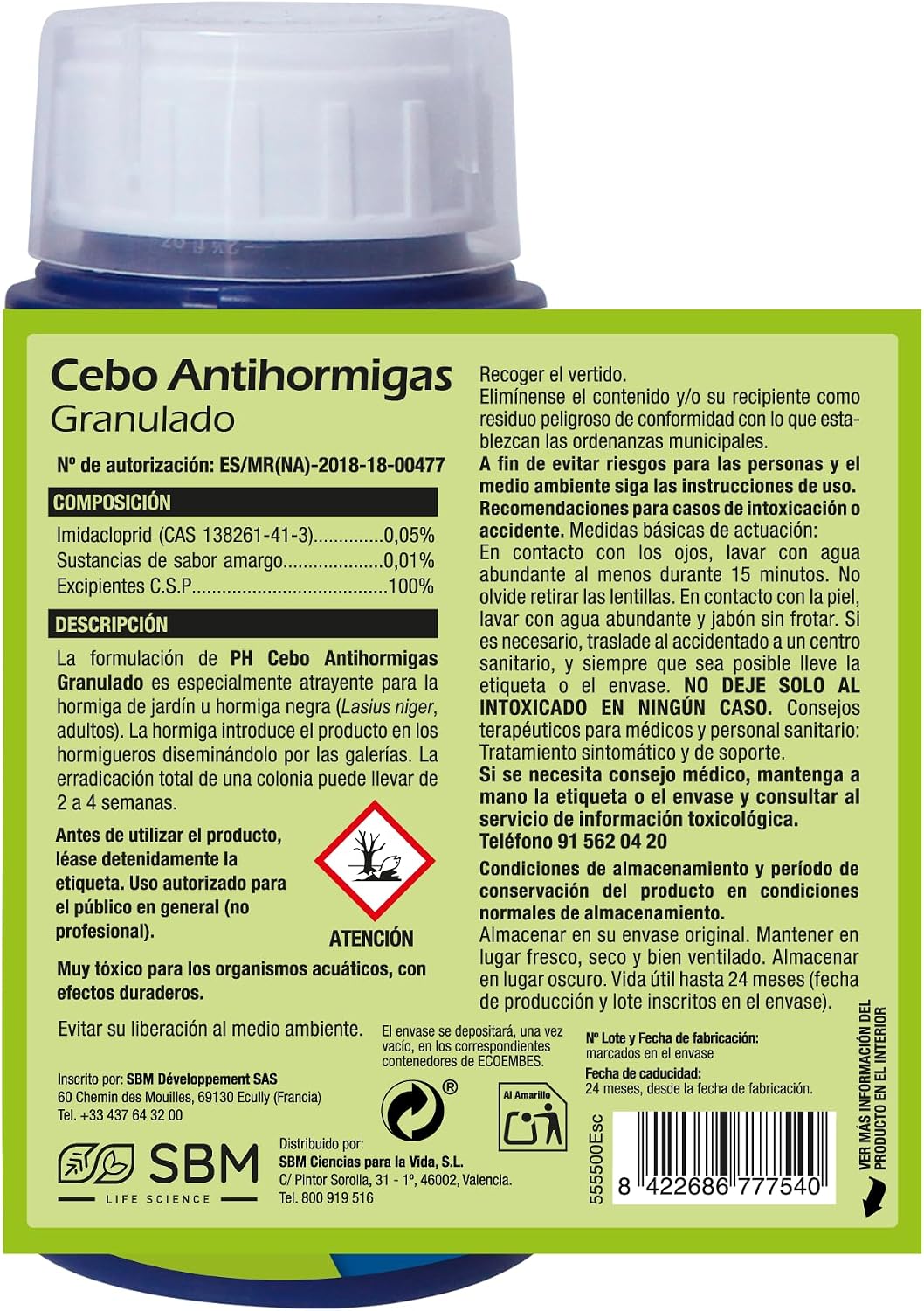 Thumbnail 1 de PROTECT HOME Cebo Antihormigas granulado