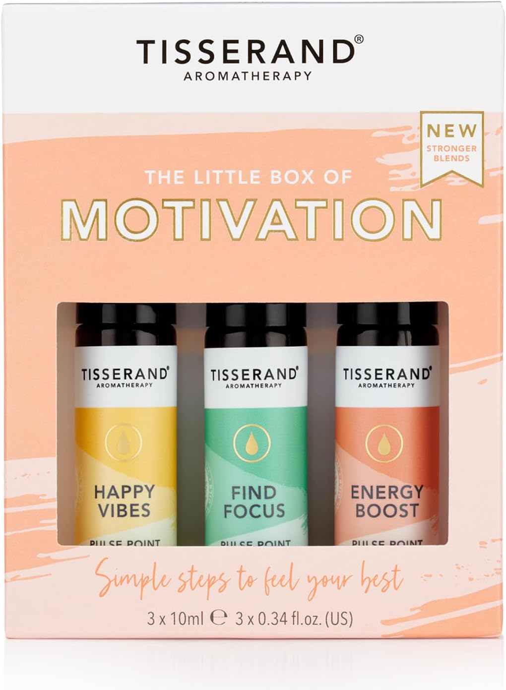 Thumbnail 1 de Tisserand The Little Box of Motivation – 3x10ml Essential Oil Blends