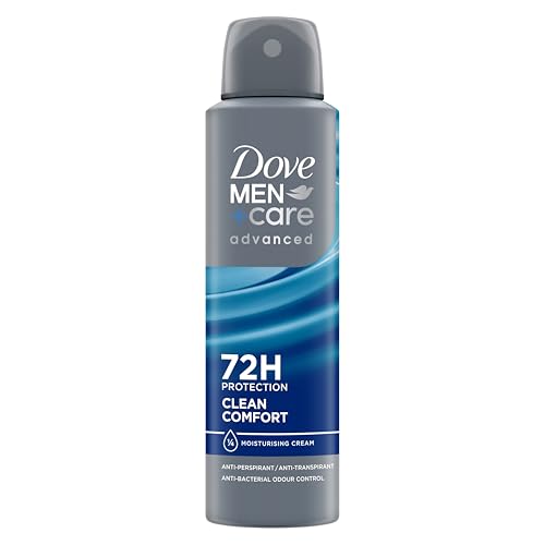 Detalle 2 de Dove Men + Care Aerosol Clean Comfort 72 h – Pack de 6 x 150 ml