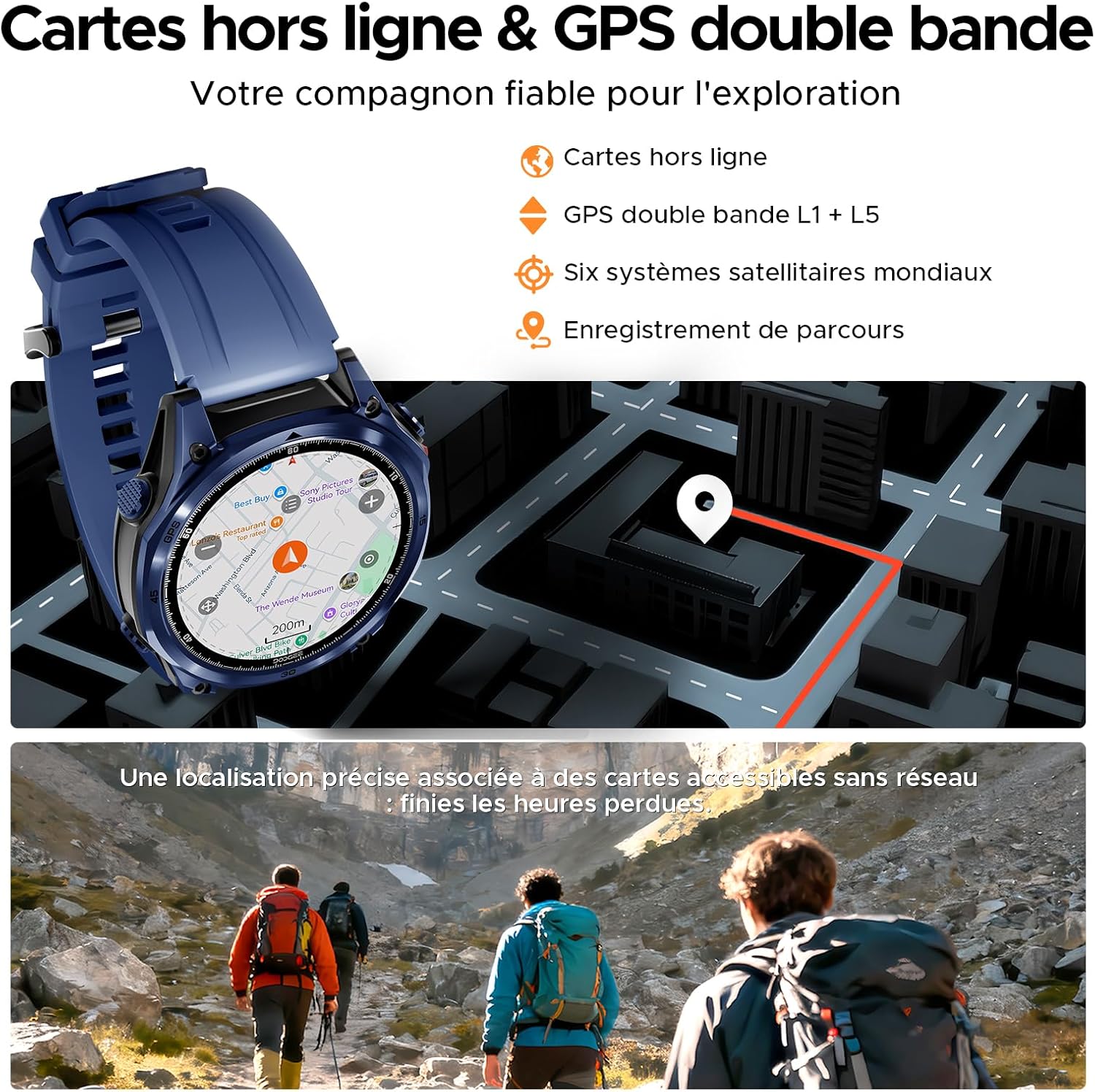 Thumbnail 2 de DOOGEE Anywise W1 Pro montre connectée 1,43"