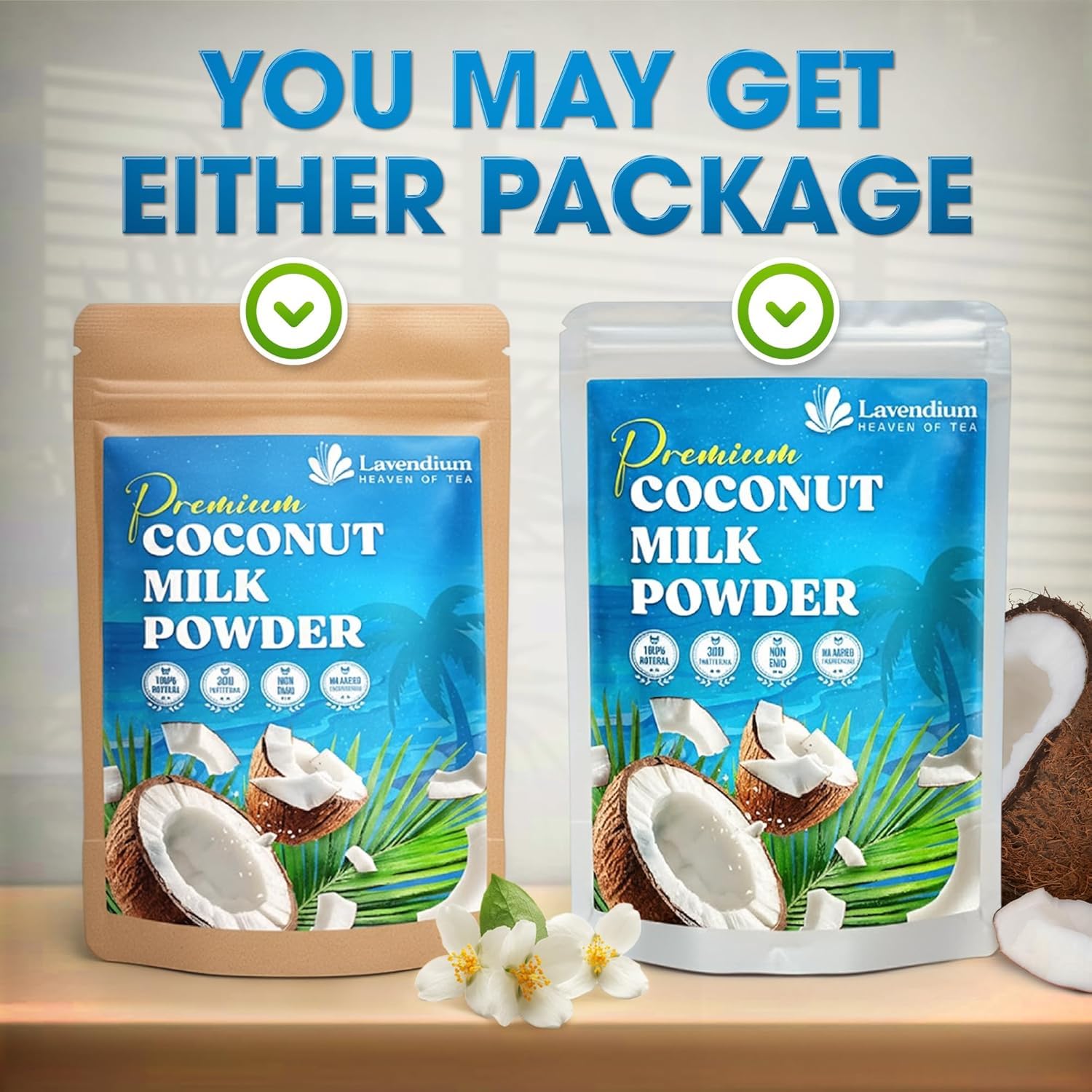 Detalle de Lavendium Coconut Milk Powder 40 oz