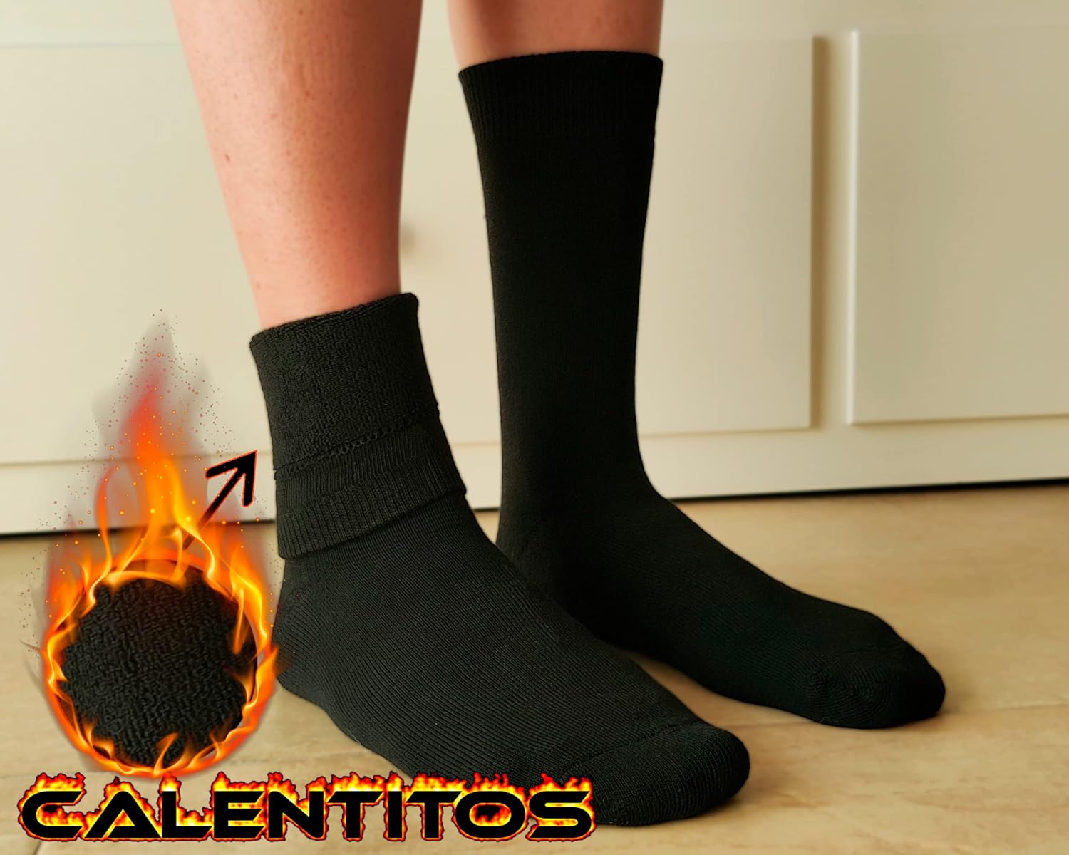 Detalle 2 de DIVABONNA 6 Pares calcetines térmicos 6 pares