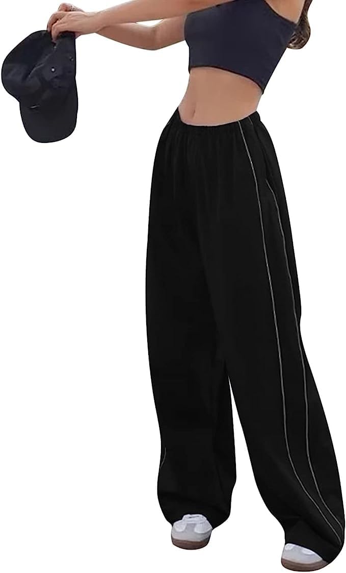 Detalle de Odizli Damen High Waist Jogginghose Baggy