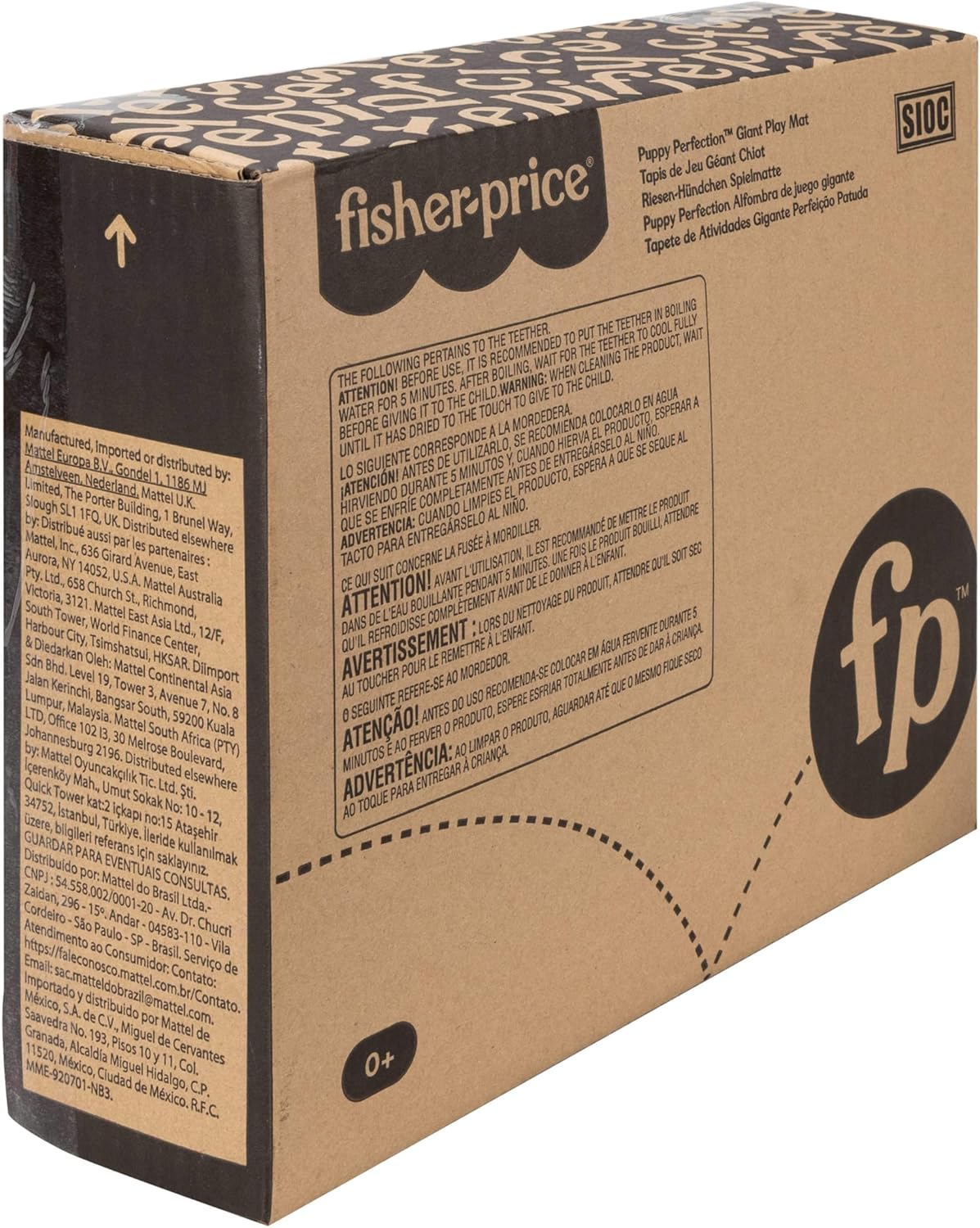 Thumbnail 5 de Fisher-Price Tapis de jeu Géant Chiot JMN73 (91 x 107 cm) pour bébés dès la naissance