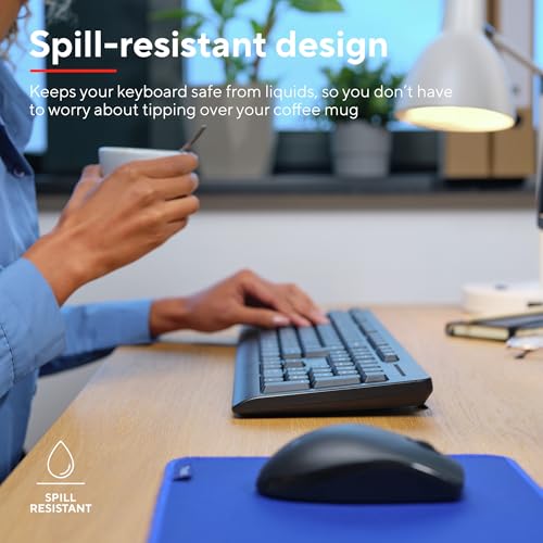 Detalle de Trust Primo Set Tastiera e Mouse Wireless Italiano QWERTY Nero: efficienza, libertà e design affidabile