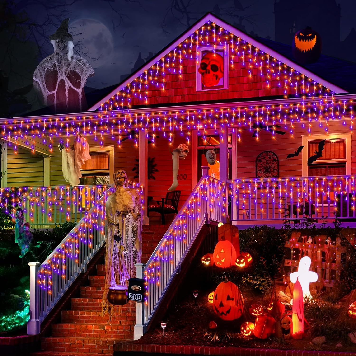 Detalle 2 de KNONEW Halloween String Lights, 33 ft