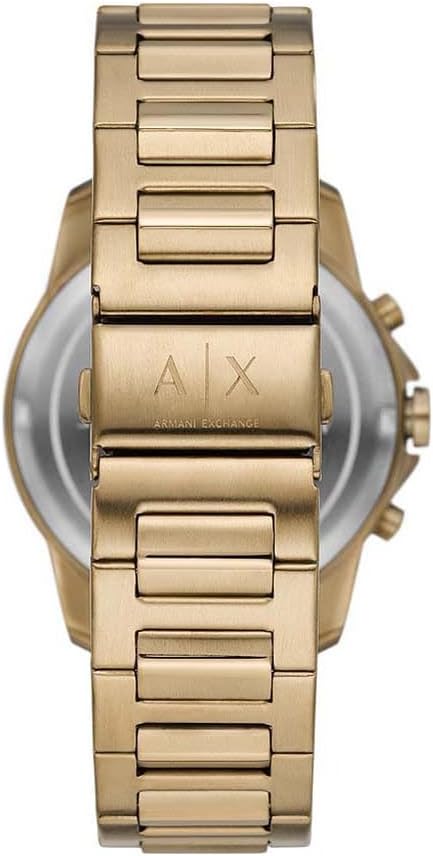 Thumbnail 1 de Armani Exchange goldfarbene Herren-Uhr mit Quarz-Chronographenwerk und 44 mm Edelstahlband