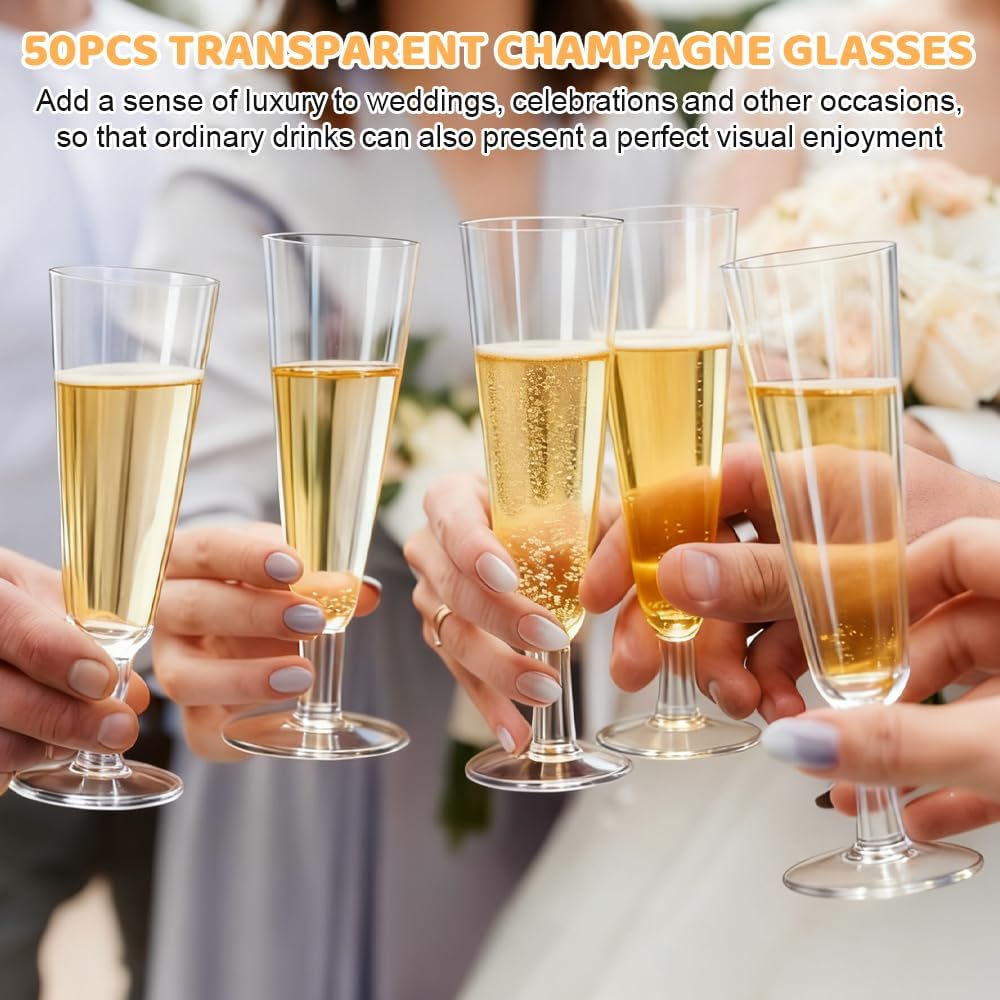 Thumbnail 5 de WEFHEF Sektgläser 160ml 🥂