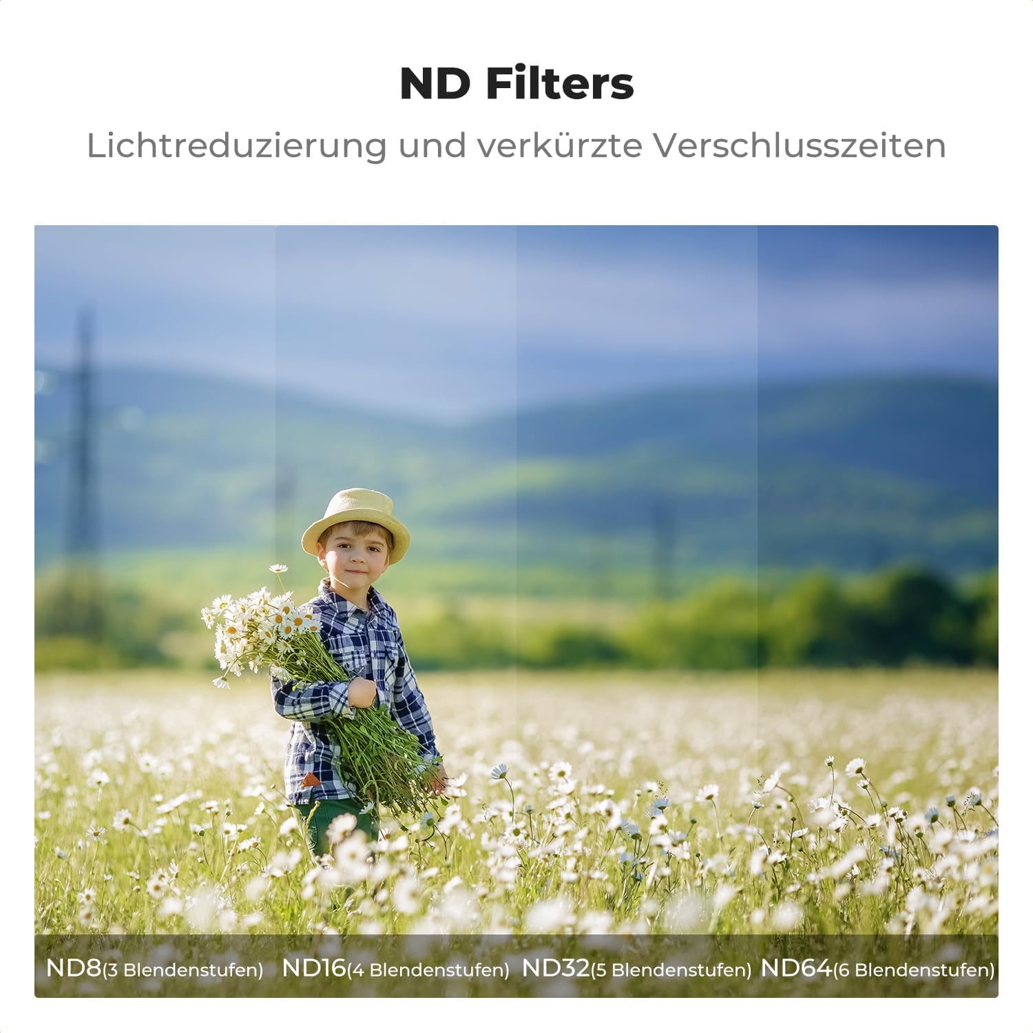 Thumbnail 2 de K&F CONCEPT ND & CPL Filter Set 6 Stück