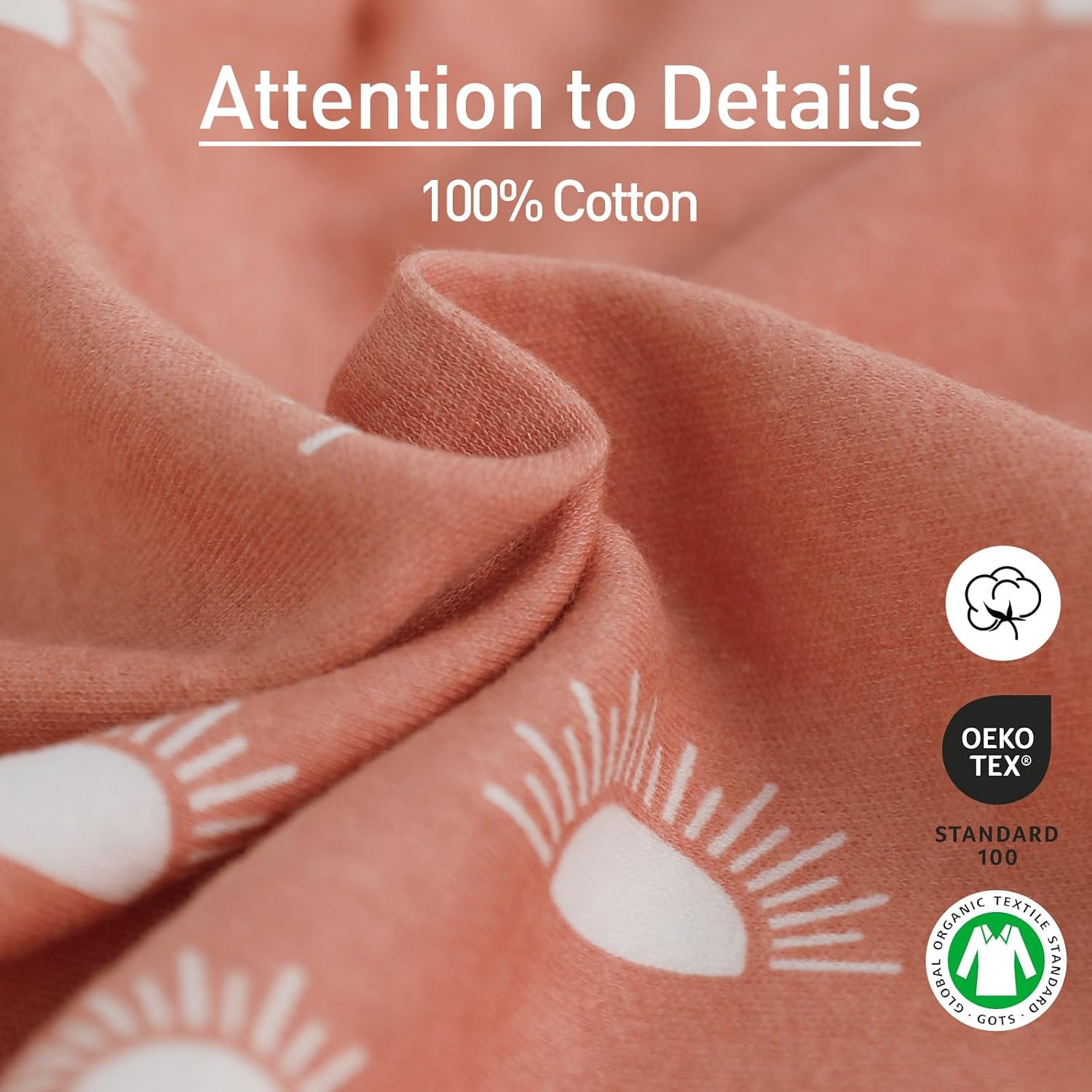 Detalle de GLLQUEN Baby Swaddle, Organic Cotton