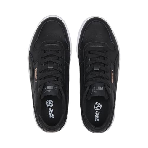 Detalle de PUMA Women Carina Street Scarpe da ginnastica – Black Rose Gold White Metallic, 37 EU