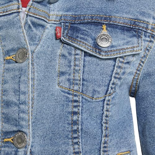 Thumbnail 2 de Levi's Stretch Trucker Jacket Niñas Azul 💙, 5 años