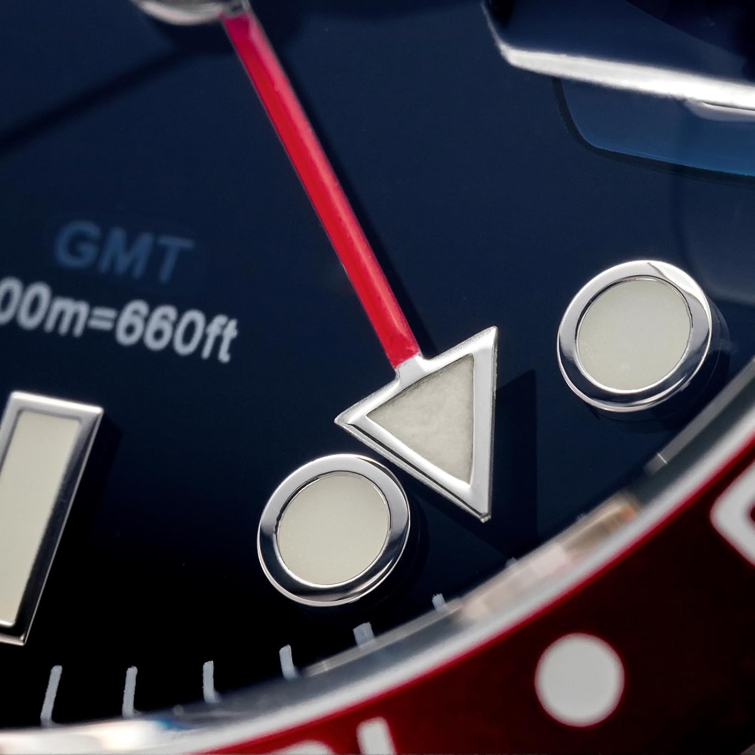 Detalle de ADDIESDIVE GMT Orologio da Uomo Diver 200M, Quarzo Svizzero 515-24H, Acciaio Inossidabile, GMT a Doppel Zeitzone